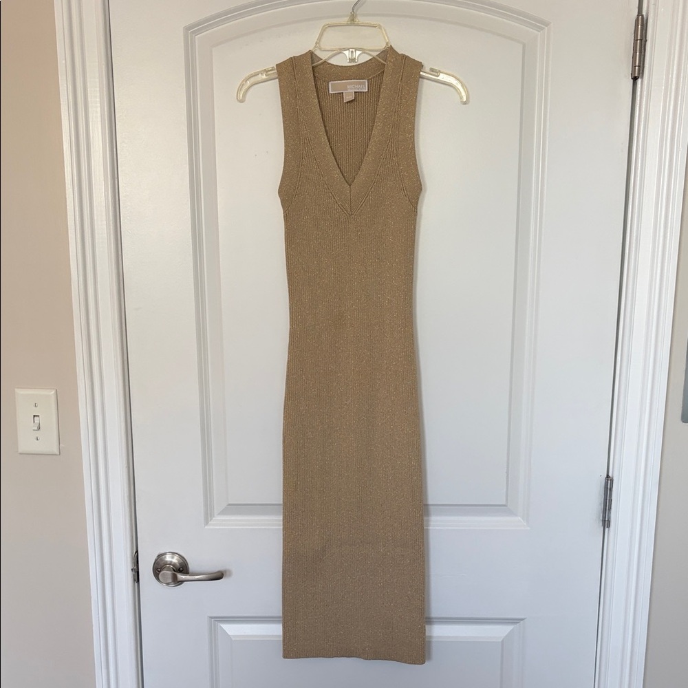 MICHAEL Michael Kors Sleeveless V-Neck Dress